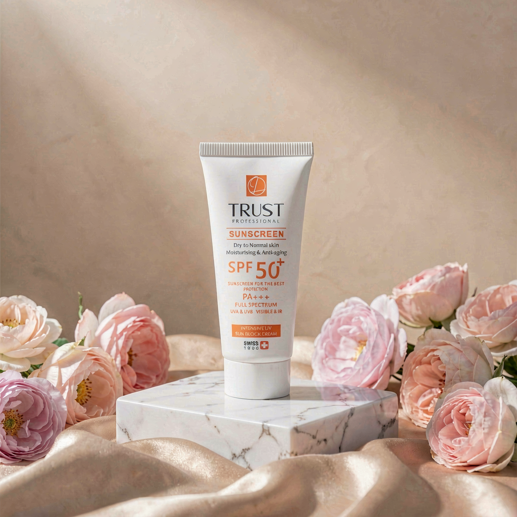 کرم ضدافتاب بیرنگspf50 پوست خشک وپوست چرب 