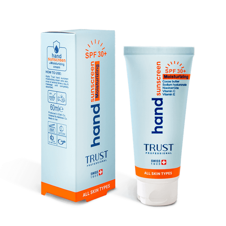 خرید کرم تخصصی دست ضدآفتاب و آبرسان +SPF30 بیرنگ تراست | ارسال فوری