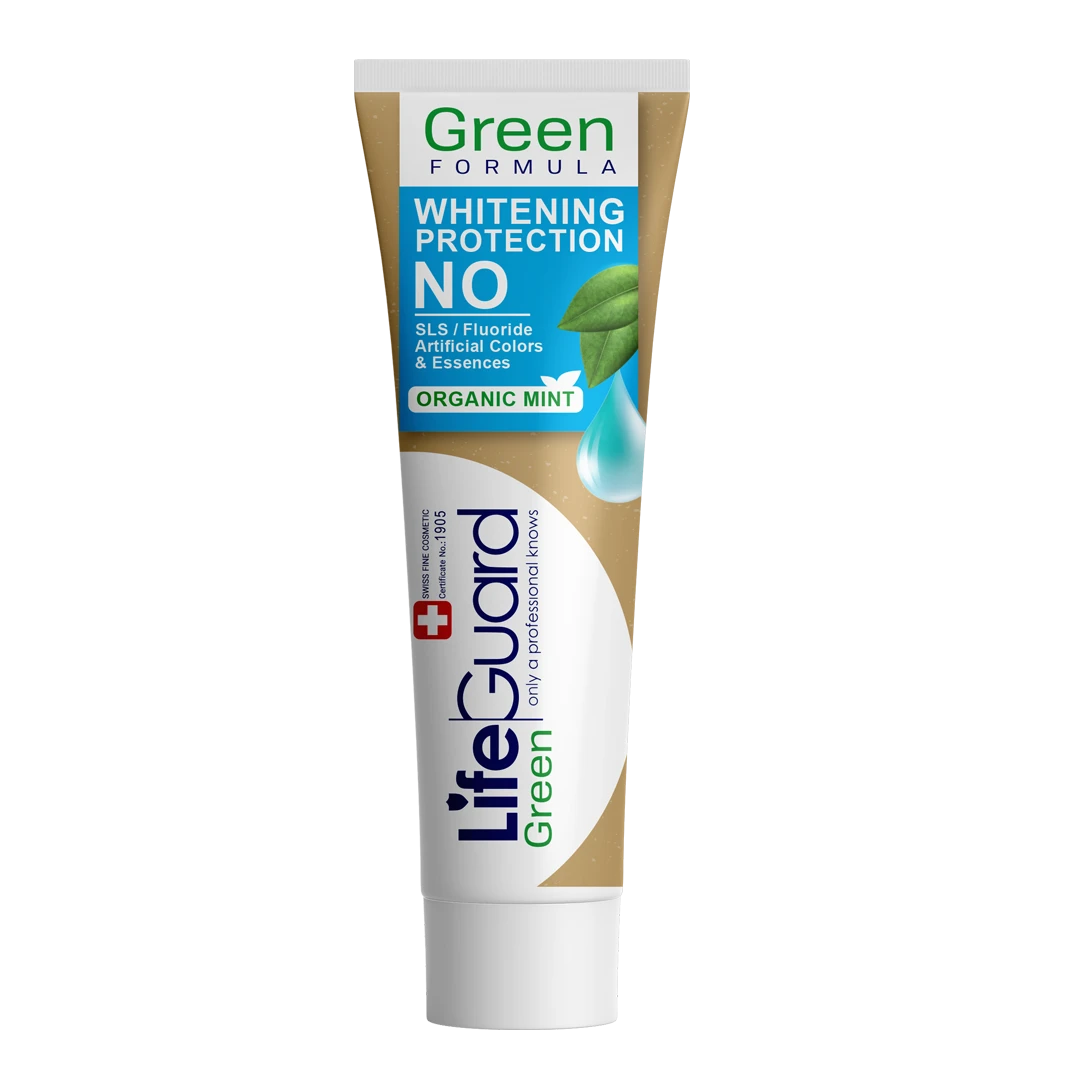 خمیر دندان سفیدکننده گرین برند لایف گارد با حجم 100 گرم